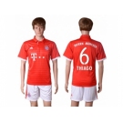 Bayern Munchen #6 Thiago Home Soccer Club Jersey