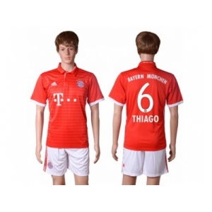 Bayern Munchen #6 Thiago Home Soccer Club Jersey