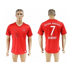 Bayern Munchen #7 Ribery Marine Environmental Protection Home Soccer Club Jersey