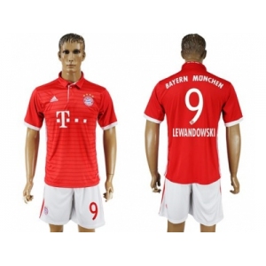 Bayern Munchen #9 Lewandowski Home Soccer Club Jersey