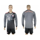 Bayern Munchen Blank Away Long Sleeves Soccer Club Jersey