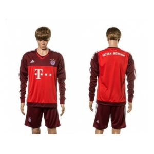 Bayern Munchen Blank Goalkeeper Long Sleeves Soccer Club Jersey