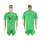 Bayern Munchen Blank Green Goalkeeper Soccer Club Jersey