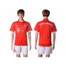 Bayern Munchen Blank Home Soccer Club Jerseys..