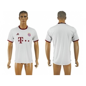 Bayern Munchen Blank White Soccer Club Jersey