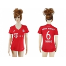 Women's Bayern Munchen #6 Thiago Home Soccer Club Jerseys