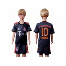 Bayern Munchen #10 Robben Away Kid Soccer Club Jersey