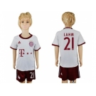 Bayern Munchen #21 Lahm SEC Away Kid Soccer Club Jersey