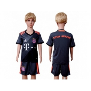 Bayern Munchen Blank Away Kid Soccer Club Jersey