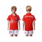 Bayern Munchen Blank Home Kid Soccer Club Jerseys