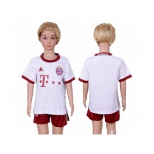 Bayern Munchen Blank SEC Away Kid Soccer Club Jersey