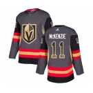 Adidas Vegas Golden Knights #11 Curtis McKenzie Authentic Black Drift Fashion NHL Jersey