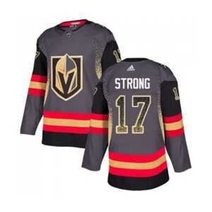 Adidas Vegas Golden Knights #17 Vegas Strong Authentic Black Drift Fashion NHL Jersey