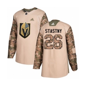Adidas Vegas Golden Knights #26 Paul Stastny Authentic Camo Veterans Day Practice NHL Jersey