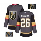 Adidas Vegas Golden Knights #26 Paul Stastny Authentic Gray Fashion Gold NHL Jersey