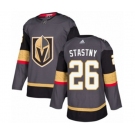 Adidas Vegas Golden Knights #26 Paul Stastny Authentic Gray Home NHL Jersey