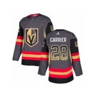 Adidas Vegas Golden Knights #28 William Carrier Authentic Black Drift Fashion NHL Jersey