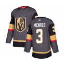 Adidas Vegas Golden Knights #3 Brayden McNabb Premier Gray Home NHL Jersey