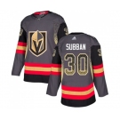 Adidas Vegas Golden Knights #30 Malcolm Subban Authentic Black Drift Fashion NHL Jersey