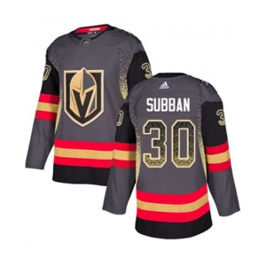 Adidas Vegas Golden Knights #30 Malcolm Subban Authentic Black Drift Fashion NHL Jersey