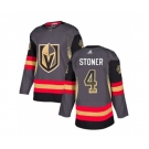 Adidas Vegas Golden Knights #4 Clayton Stoner Authentic Black Drift Fashion NHL Jersey
