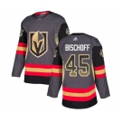 Adidas Vegas Golden Knights #45 Jake Bischoff Authentic Black Drift Fashion NHL Jersey