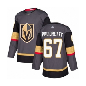 Adidas Vegas Golden Knights #67 Max Pacioretty Premier Gray Home NHL Jersey