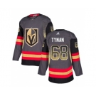 Adidas Vegas Golden Knights #68 T.J. Tynan Authentic Black Drift Fashion NHL Jersey