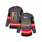 Adidas Vegas Golden Knights #89 Alex Tuch Authentic Black Drift Fashion NHL Jersey