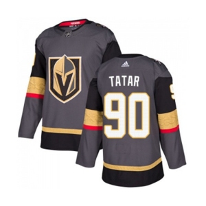 Adidas Vegas Golden Knights #90 Tomas Tatar Premier Gray Home NHL Jersey