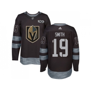 Men Adidas Vegas Golden Knights #19 Reilly Smith Black 1917-2017 100th Anniversary Stitched NHL Jersey