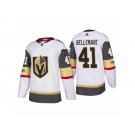 Men Adidas Vegas Golden Knights #41 Pierre-Edouard Bellemare Authentic White Home NHL Jersey