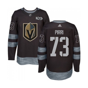 Men Adidas Vegas Golden Knights #73 Brandon Pirri Authentic Black 1917-2017 100th Anniversary NHL Jersey
