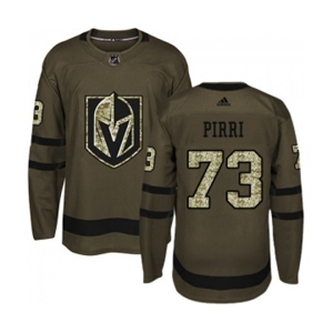 Men Adidas Vegas Golden Knights #73 Brandon Pirri Authentic Green Salute to Service NHL Jersey