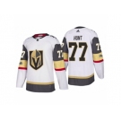 Men Adidas Vegas Golden Knights #77 Brad Hunt Authentic White Home NHL Jersey