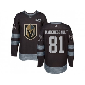 Men Adidas Vegas Golden Knights #81 Jonathan Marchessault Black 1917-2017 100th Anniversary Stitched NHL Jersey