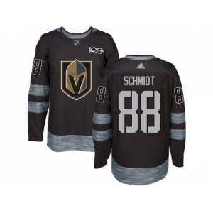 Men Adidas Vegas Golden Knights #88 Nate Schmidt Black 1917-2017 100th Anniversary Stitched NHL Jersey