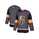 Men Adidas Vegas Golden Knights Blank Grey Home Authentic Stitched NHL Jersey