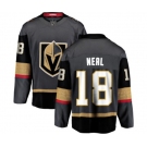 Men Vegas Golden Knights #18 James Neal Authentic Black Home Fanatics Branded Breakaway NHL Jersey