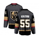 Men Vegas Golden Knights #55 Keegan Kolesar Authentic Black Home Fanatics Branded Breakaway NHL Jersey