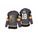 Men's Vegas Golden Knights #18 James Neal Steel Grey 2017-2018 Season Jersey