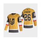 Men's Vegas Golden Knights #26 Paul Stastny 2020-21 Authentic Player Alternate Stitched Hockey Jersey Gold