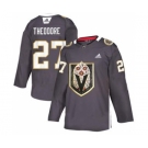 Men's Vegas Golden Knights #27 Shea Theodore Grey Latino Heritage Night Stitched Hockey Jersey