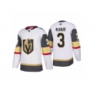 Men's Vegas Golden Knights #3 Brayden McNabb White 2017-2018 Season Jersey