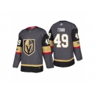 Men's Vegas Golden Knights #49 T.J. Tynan Steel Grey 2017-2018 Season Jersey