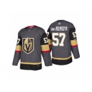 Men's Vegas Golden Knights #57 Trevor Van Riemsdyk Steel Grey 2017-2018 Season Jersey