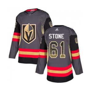 Men's Vegas Golden Knights #61 Mark Stone Authentic Black Drift Fashion Hockey Jersey