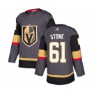 Men's Vegas Golden Knights #61 Mark Stone Authentic Gray Home Hockey Jersey