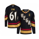 Men's Vegas Golden Knights #61 Mark Stone Black 2022-23 Reverse Retro Stitched Jersey