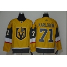 Men's Vegas Golden Knights #71 William Karlsson Authentic golden 2020 Hockey Jersey